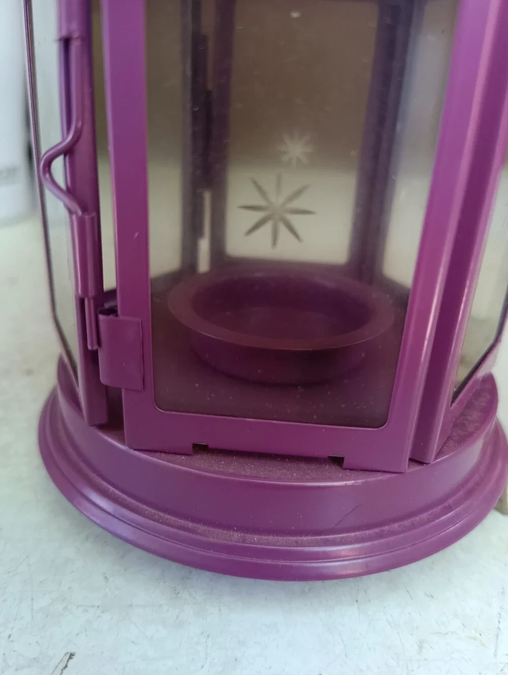 IKEA lantern Purple